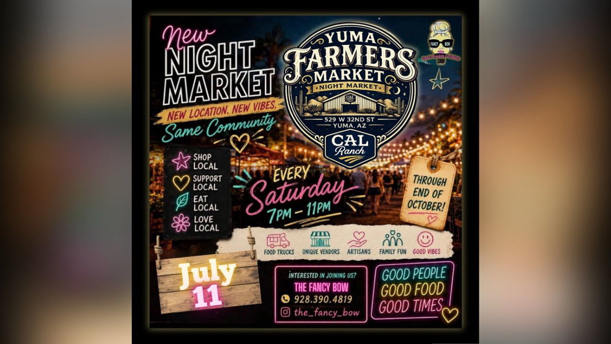 Yuma Farmers Market to host Night Market