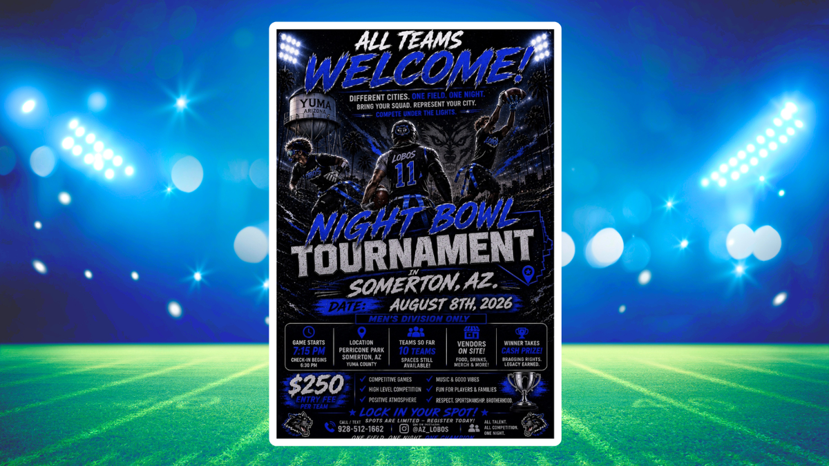 First Night Bowl flag football tournament coming to Somerton