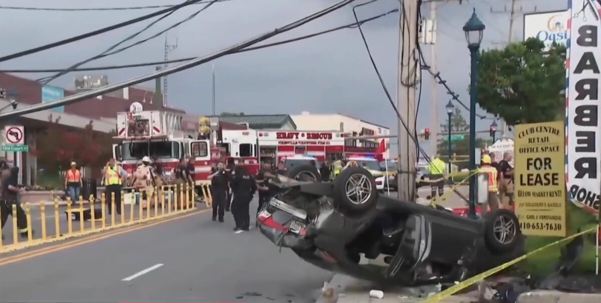 Dozens of people were injured in a multiple-vehicle crash involving an MTA bus