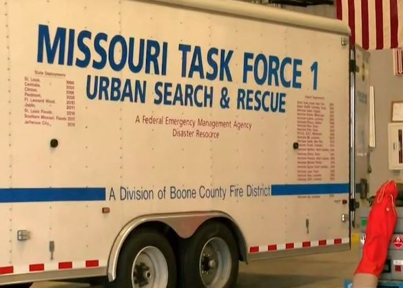 Missouri Task Force 1 deploys to Sikeston for flood response