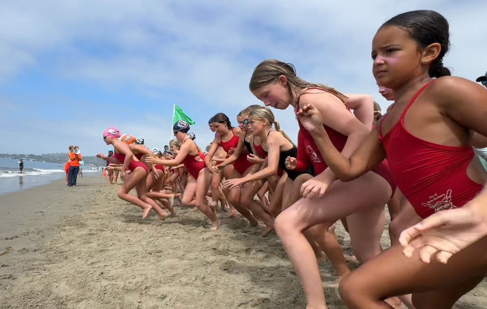 Morning Beach Competition Tests Young Lifeguards’ Ocean Skills