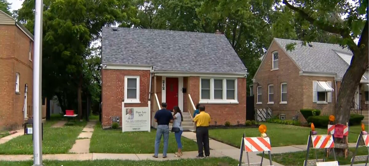 Thousands have made the pilgrimage to Pope Leo's childhood home in Dolton