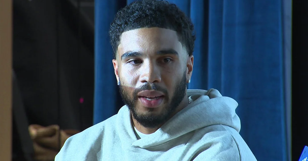 Boston Celtics' Jayson Tatum responds to his partner of nine years
