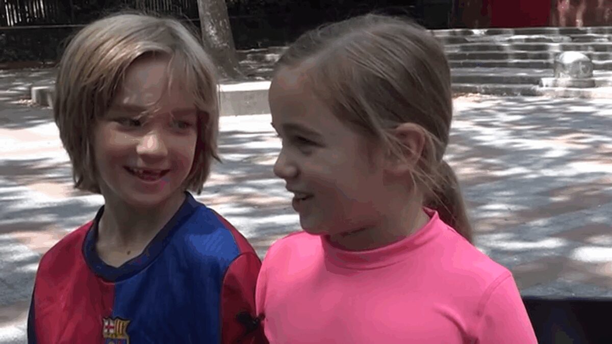 Two 8-year-olds took on Manhattan one playground at a time on Friday in an attempt to visit 40 playgrounds in one day and set a world record.