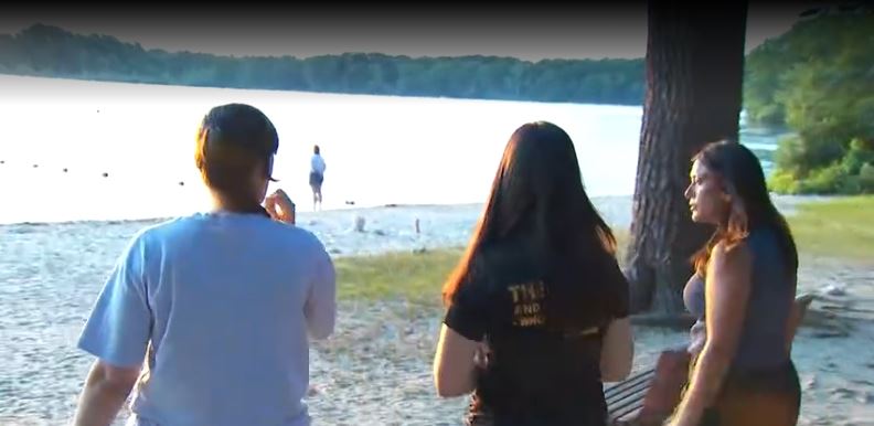 Vanessa Gomes and Beatriz Souza were attending a church outing at Lake Winthrop when they heard screaming and rushed to help.