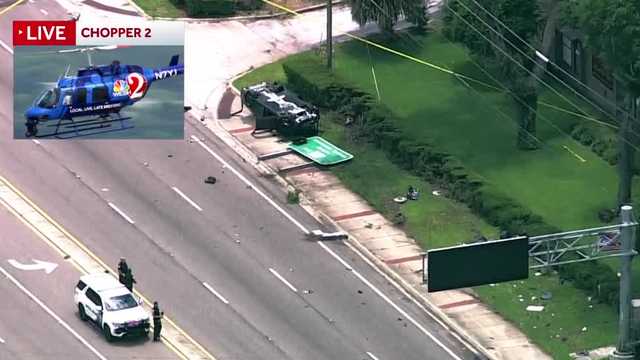 A car driven by a suspected fentanyl trafficker broadsided another vehicle in Seminole County