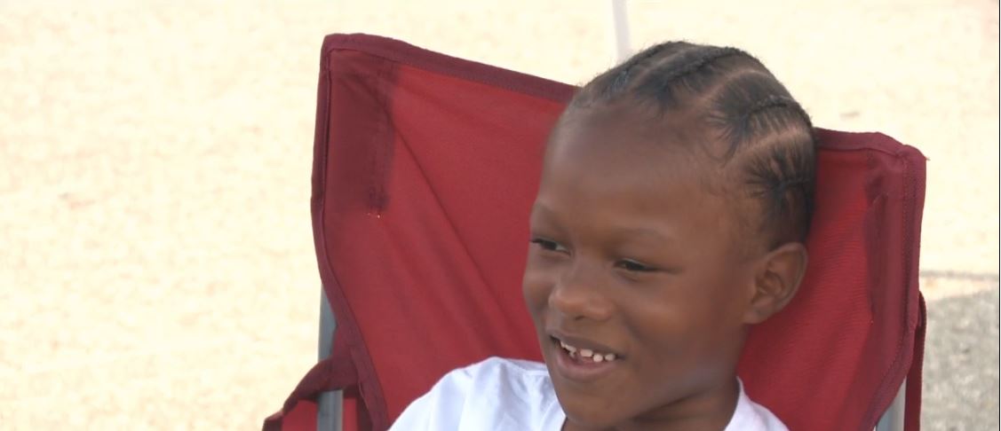 ABC12 met Jah'Marius Goff at his stand on Clio Road
