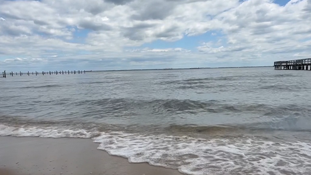 Maryland health officials are warning swimmers about the presence of flesh-eating bacteria in the Chesapeake Bay.