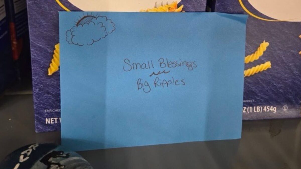 A Nicholasville woman who asked to remain anonymous is hiding envelopes of cash in public places around the city