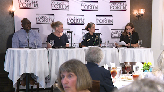 The police shootings of Katelyn Hall and Martin Nitzken prompted a community conversation Wednesday about how law enforcement handles individuals in mental health crises.