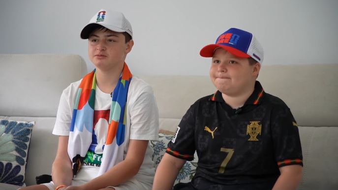 Seventeen-year-old Michael Berestovsky and his 13-year-old brother Vladimir Berestovsky grew up loving the sport and idolizing Portuguese soccer superstar Cristiano Ronaldo.