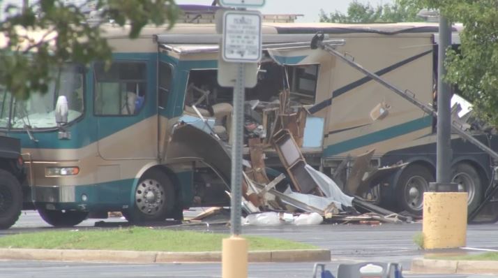 A Florida man was taken into custody Tuesday after a 16-hour standoff in an RV parked at a Walmart on Route 38 in Lumberton
