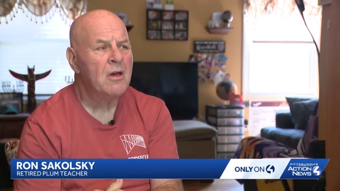 Ron Sakolsky taught at the Plum Borough School District for 28 years.