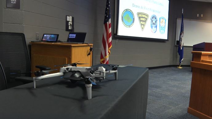 Chesterfield County has launched the first drone-as-a-first-responder program in Central Virginia