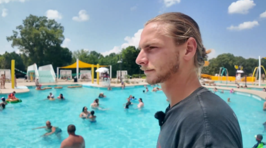 Lifeguard Benjamin Key's quick thinking helped save a young boy who had wandered into a Bartow County pool.
