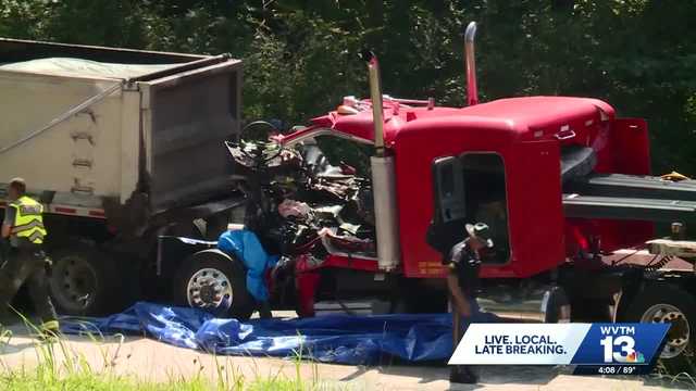 A semi-truck crash in a construction zone on I-59 in Trussville has left a family devastated and the community in mourning