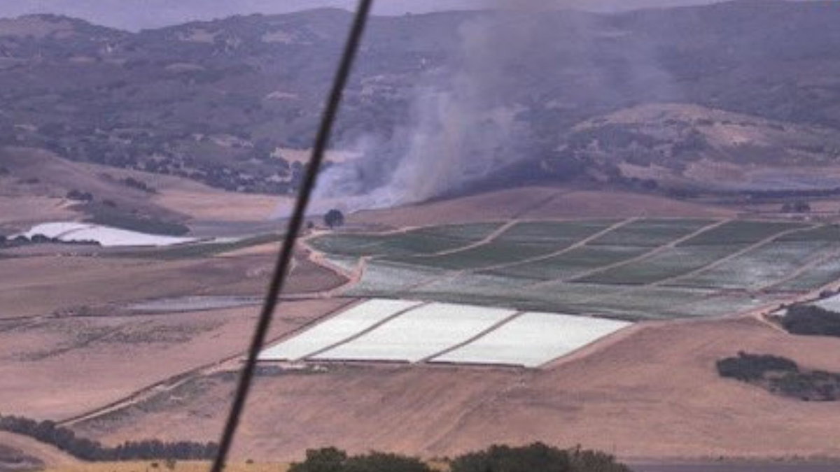 Fire crews on scene for vegetation fire near Highway 135