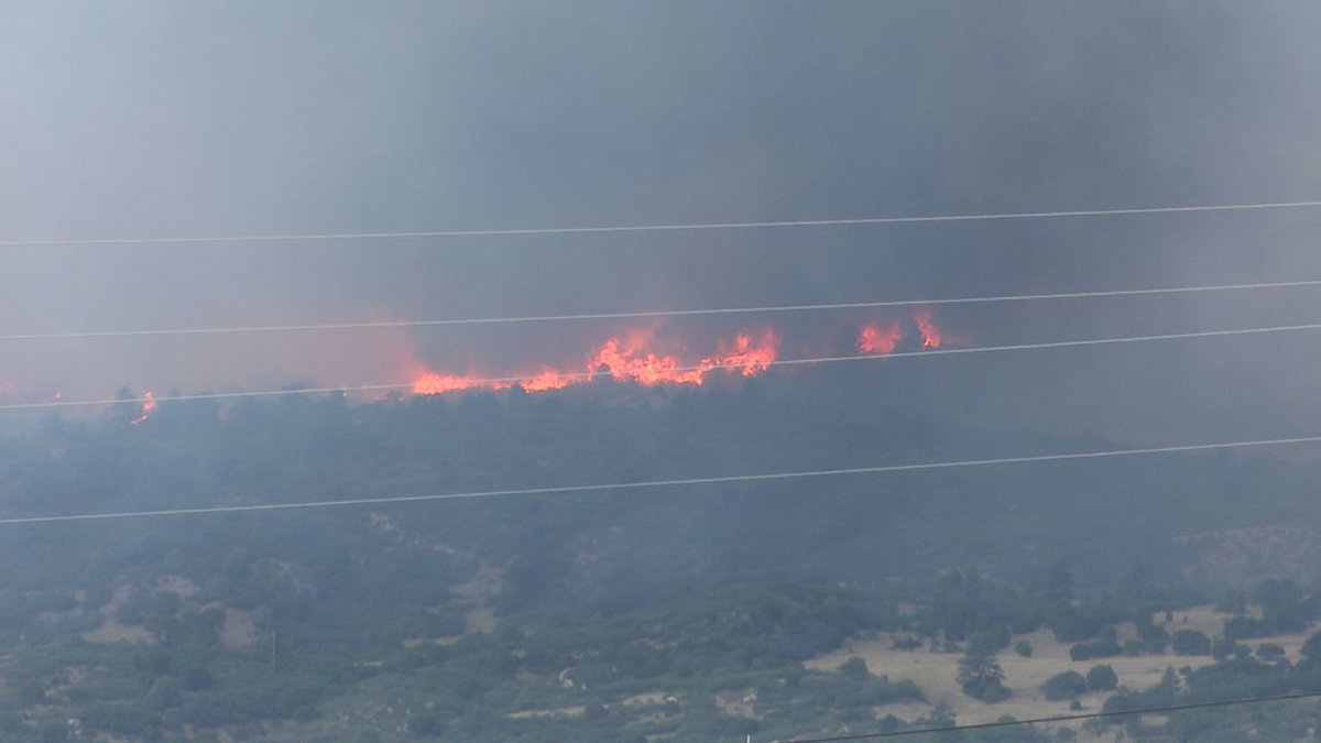 Two firefighters injured fighting Aspen Acres Fire