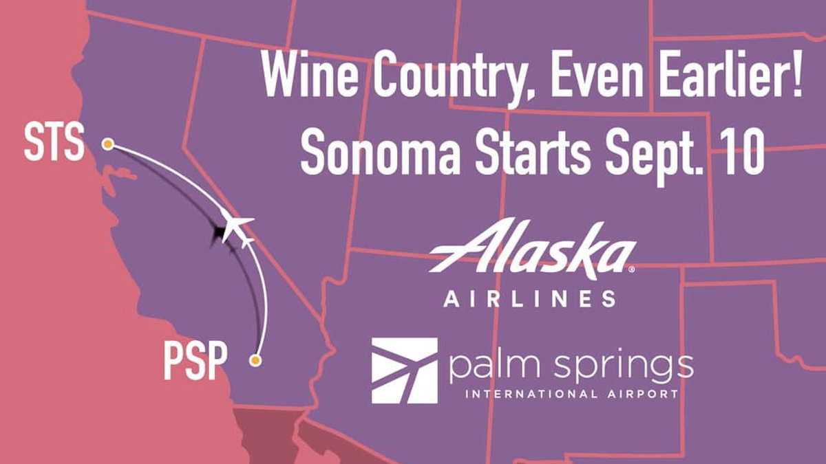 PSP announces the reinstatement of nonstop flights to Sonoma County