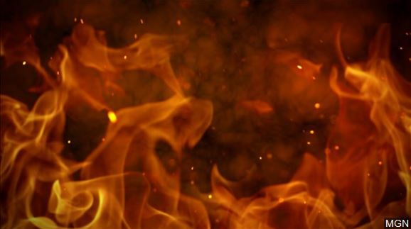 Mobile home goes up in flames in Sky Valley