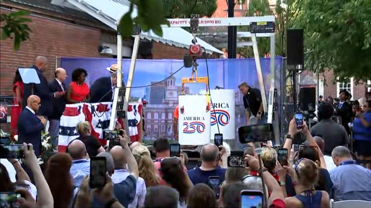 A time capsule with items from all 50 U.S. states and five territories is being buried in Philadelphia on America's 250th anniversary.