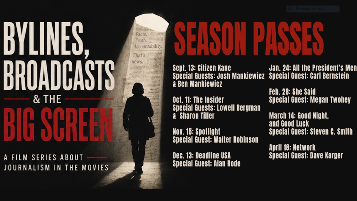Film series on journalism to be shown at PS Cultural Center Theaters