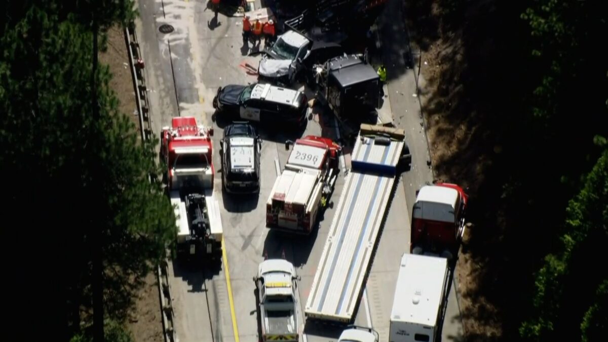 Interstate 80 in Placer County is fully reopened 16 hours after a massive crash involving 10 vehicles and two big rigs