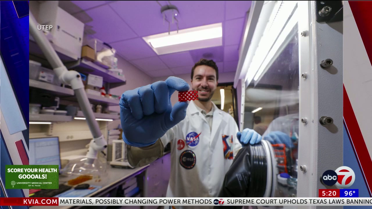UTEP researchers 3D-print battery materials