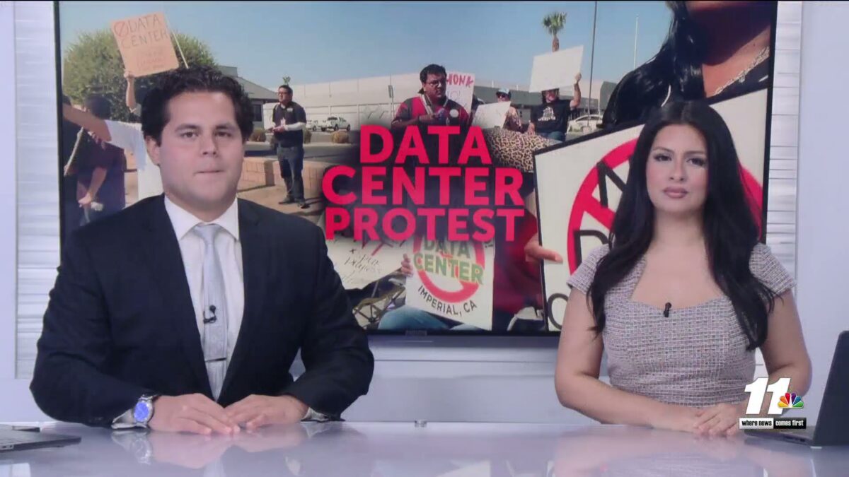 El Centro joins nationwide protests against data centers