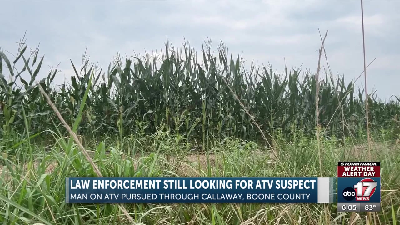 Law enforcement continues looking for suspect on ATV in Callaway County
