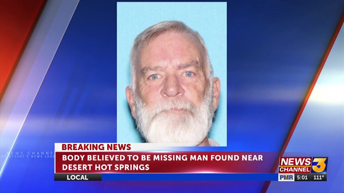 Body found positively identified as elderly missing man