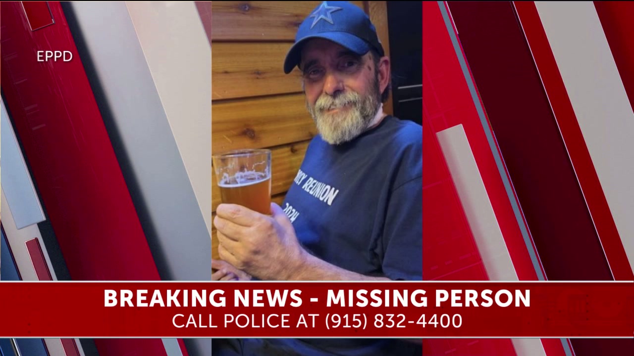 El Paso Police ask for assistance finding missing man