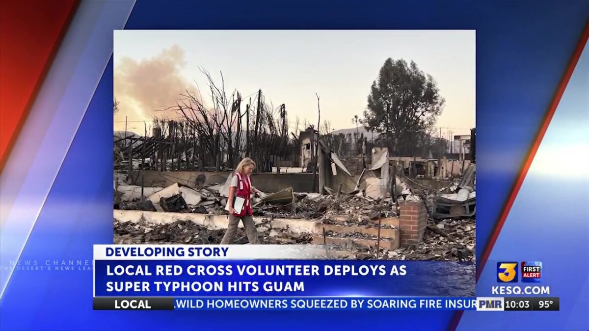 Valley Red Cross Volunteer prepares to deploy to Guam as Super Typhoon Bavi hits Pacific region