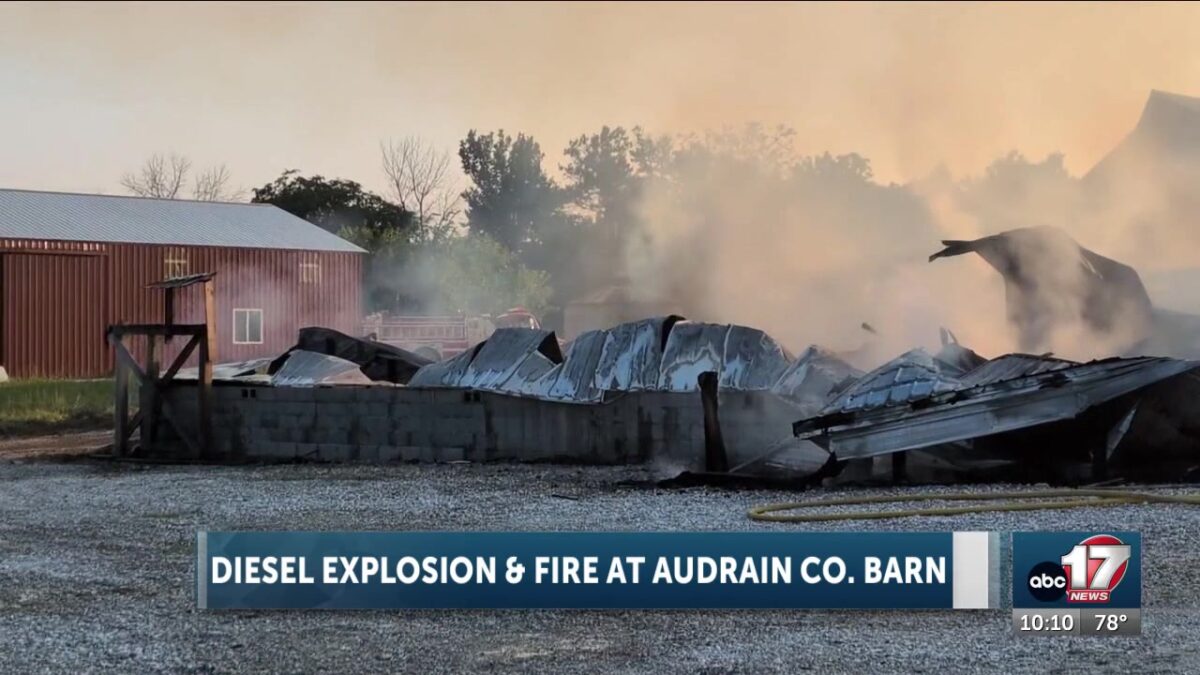 Fire destroys cabinet shop in Audrain County