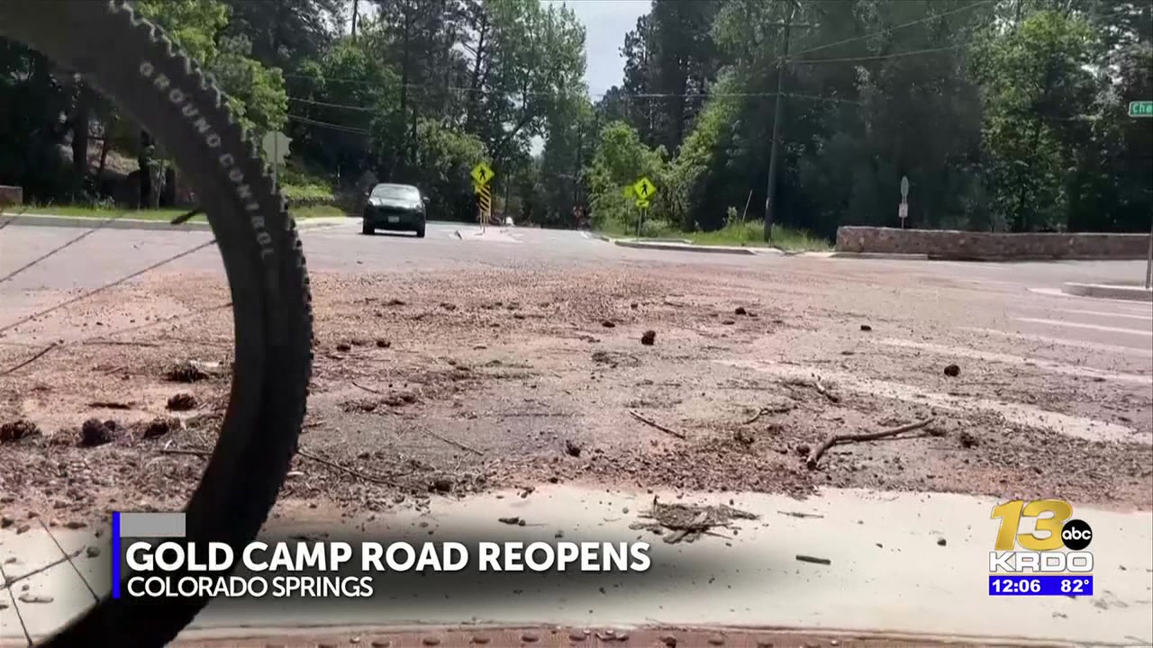 Gold Camp Road in North Cheyenne Cañon Park reopens