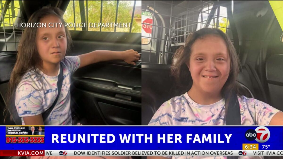 Found child safely reunited with family: Horizon police
