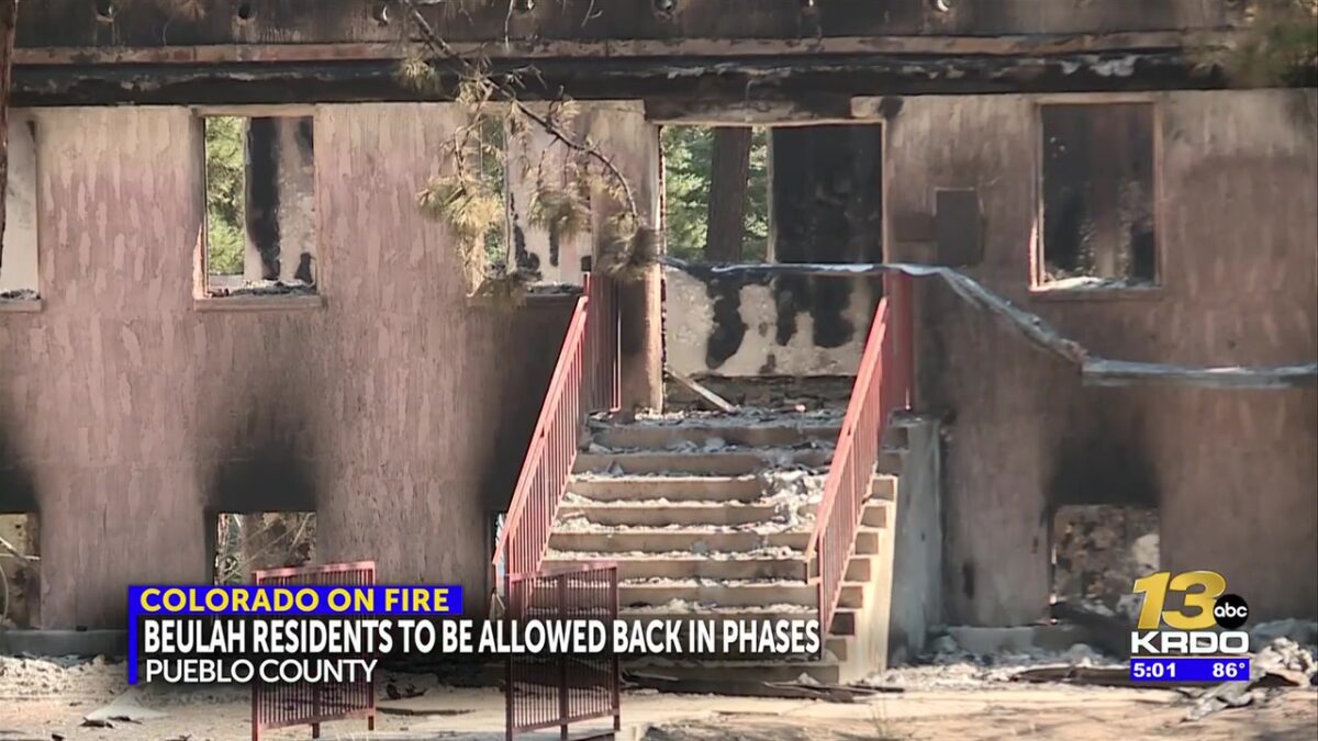 Pueblo County sheriff announces tenative wildfire re-entry plan for Beulah residents Monday