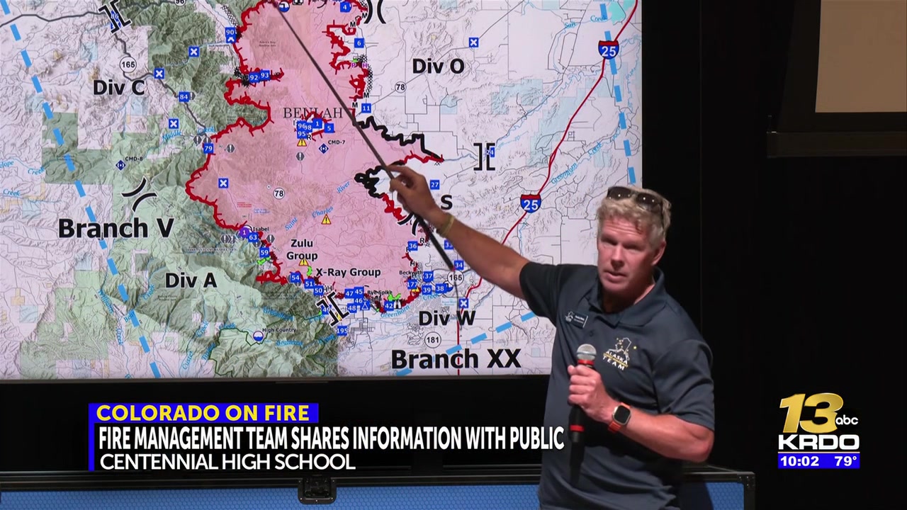Aspen Acres Fire management team holds public information meeting in Pueblo