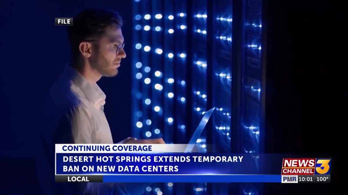 Desert Hot Springs extends temporary ban on new data centers