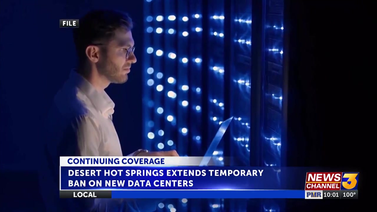 Desert Hot Springs extends temporary ban on new data centers