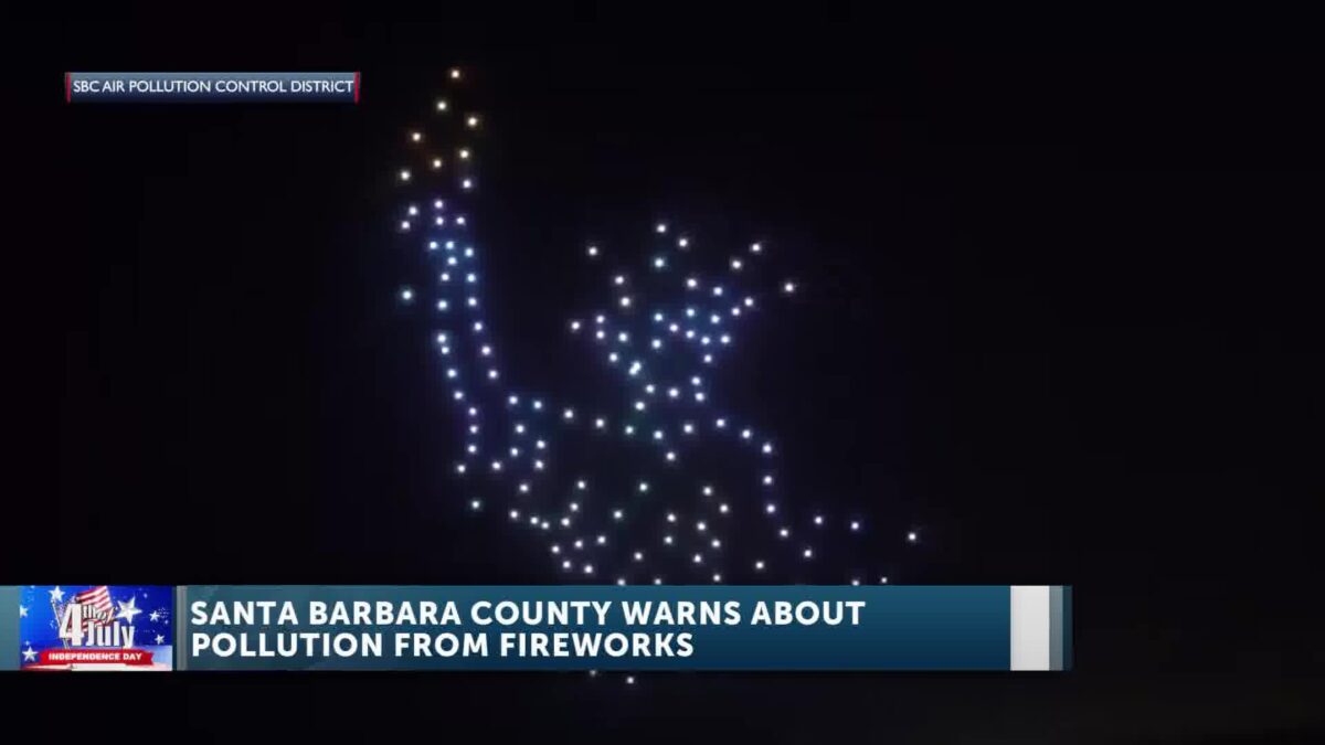 Santa Barbara County Promotes 4th of July Drone Shows For Pollution-Free Celebration