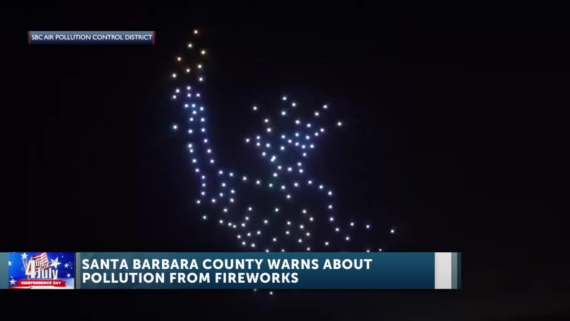 Santa Barbara County Promotes 4th of July Drone Shows For Pollution-Free Celebration