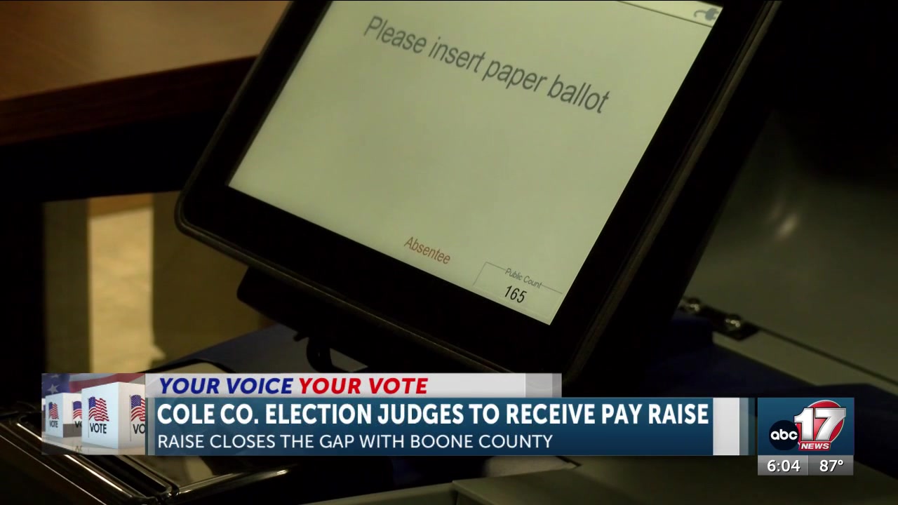Cole County raising the salary for election judges