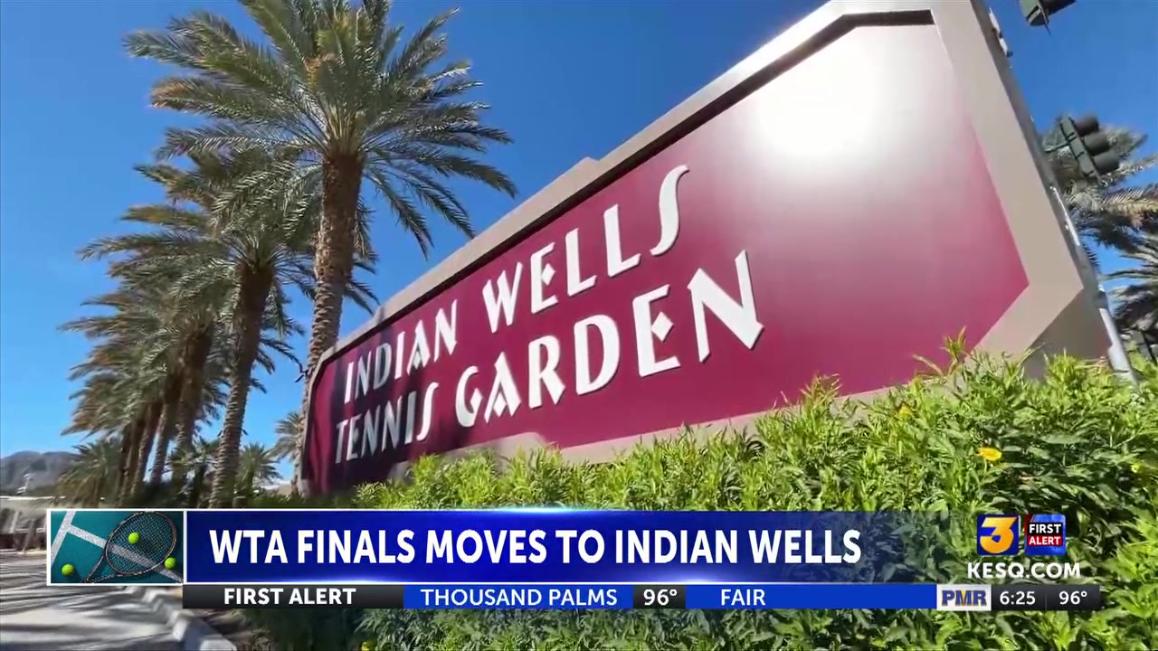 2026 WTA Finals moving to Indian Wells in November