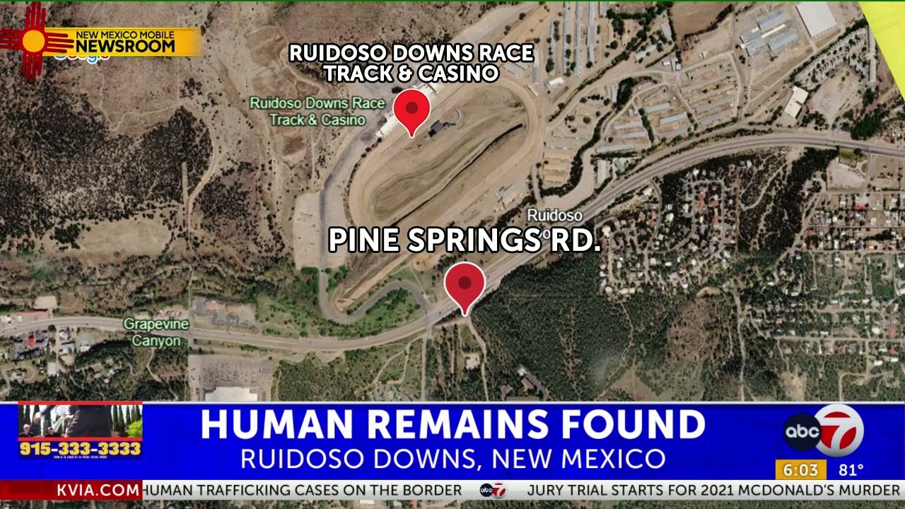 Human remains found in Ruidoso Downs