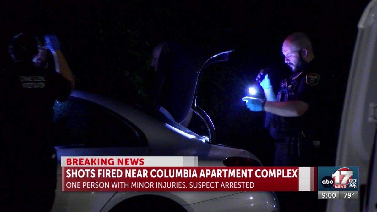 Man arrested after shots fired in Columbia