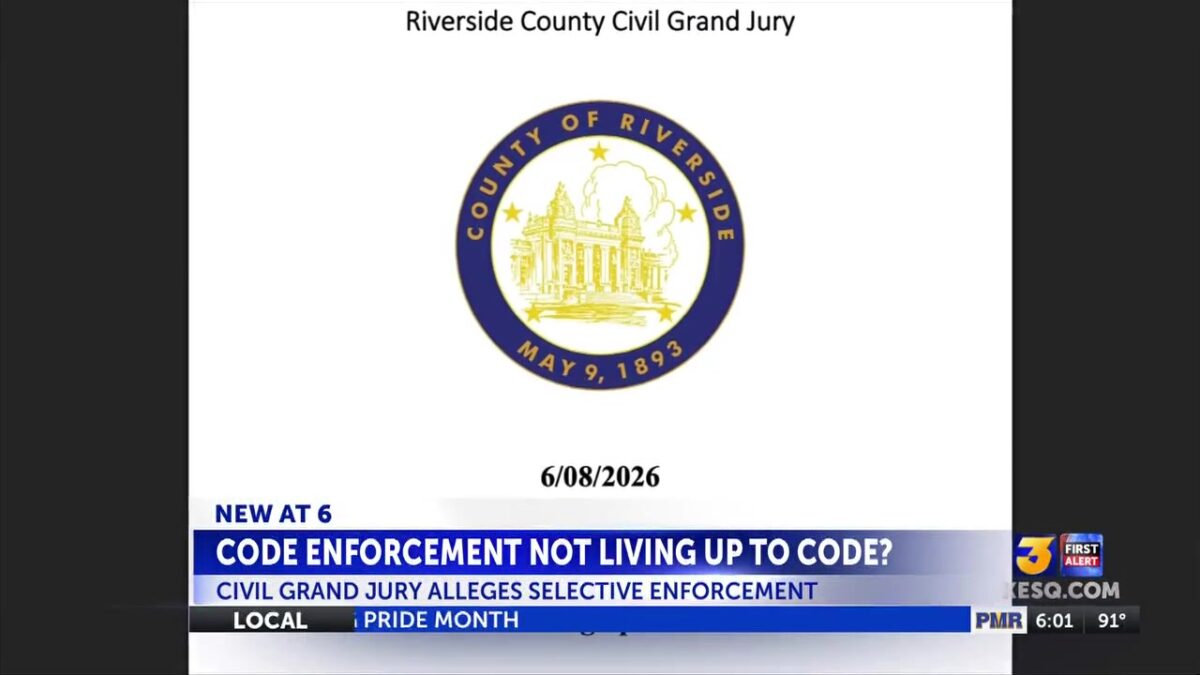 Grand jury says Riverside County code enforcement isn’t ‘living up to code’