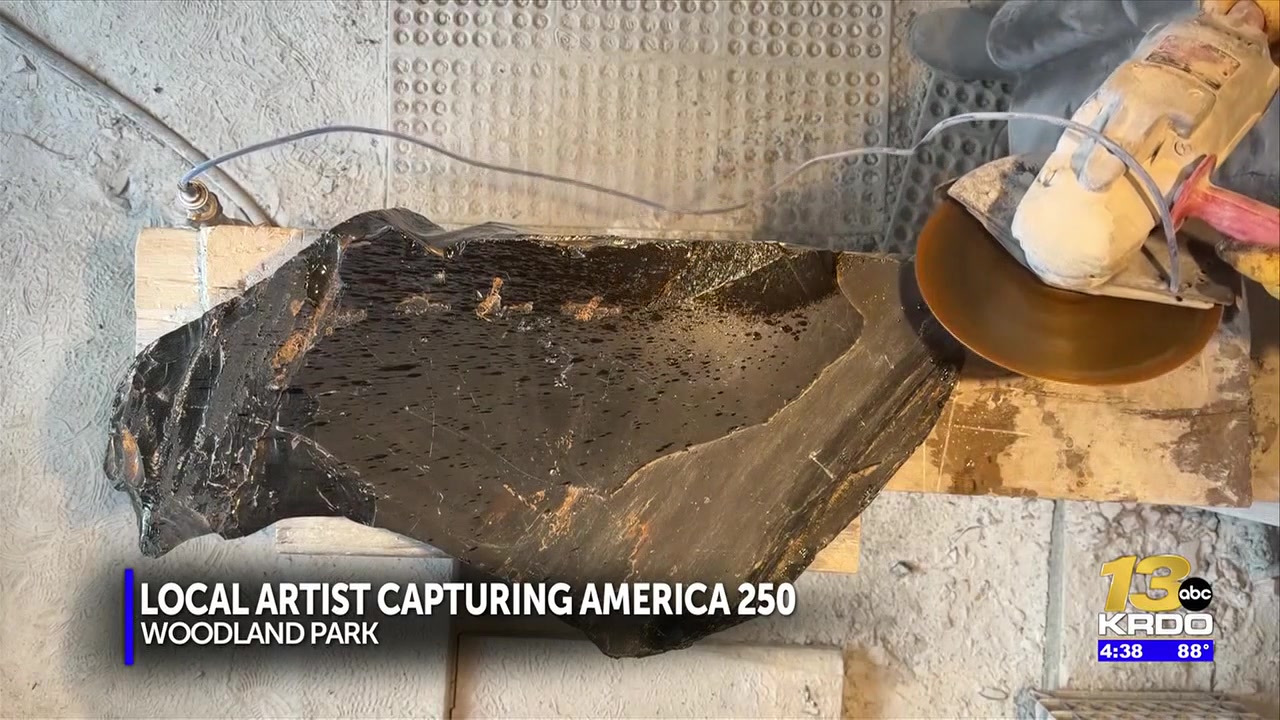 Local artist’s “reverse obsidian carving” featured in Chicago art museum for America 250