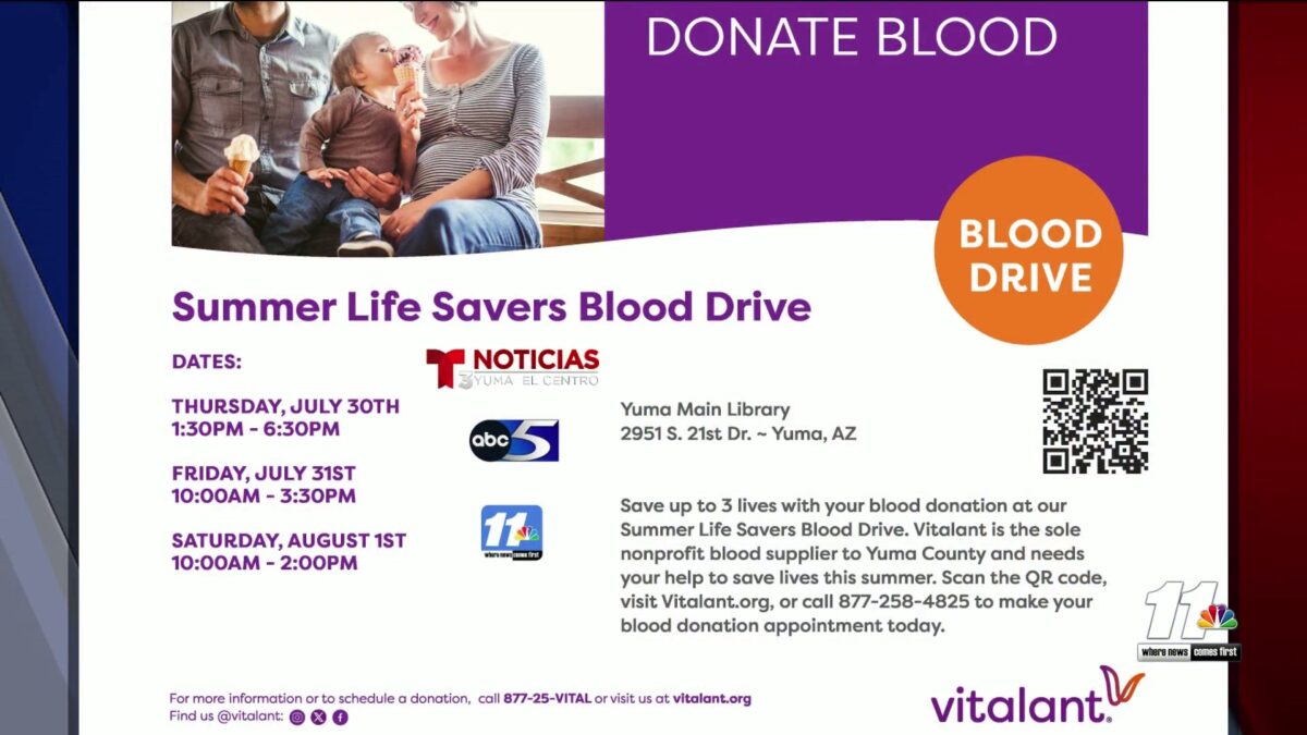 Summer Life Savers Blood Drive happening this month