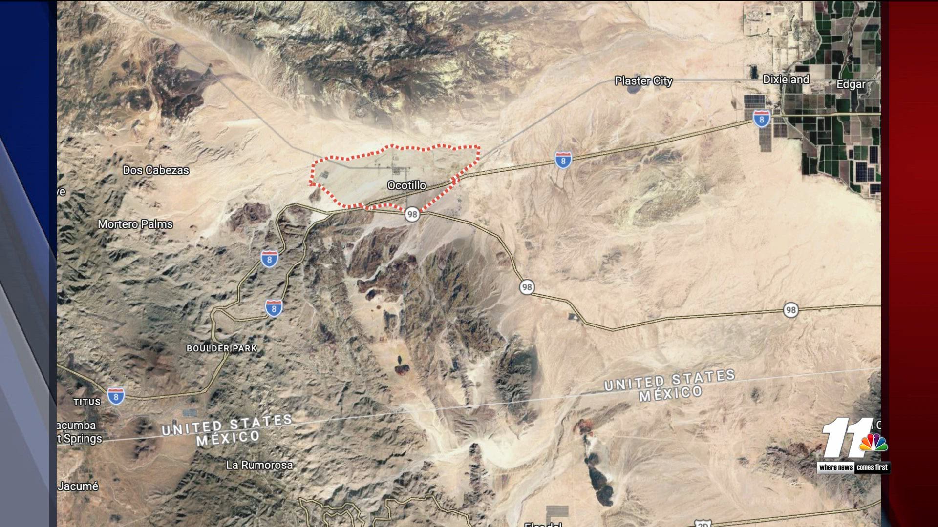 Firefighters battle four-alarm fire in Ocotillo